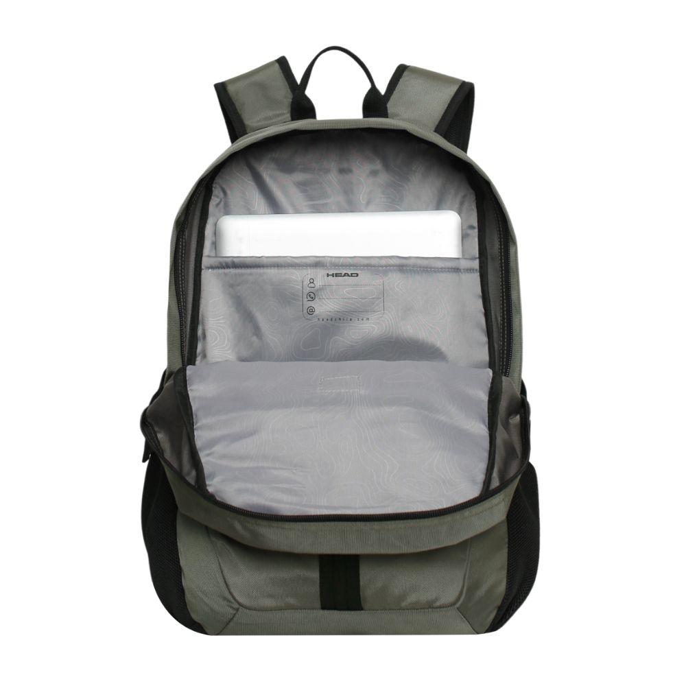 Mochila Notebook Rapide Verde Musgo Head-2