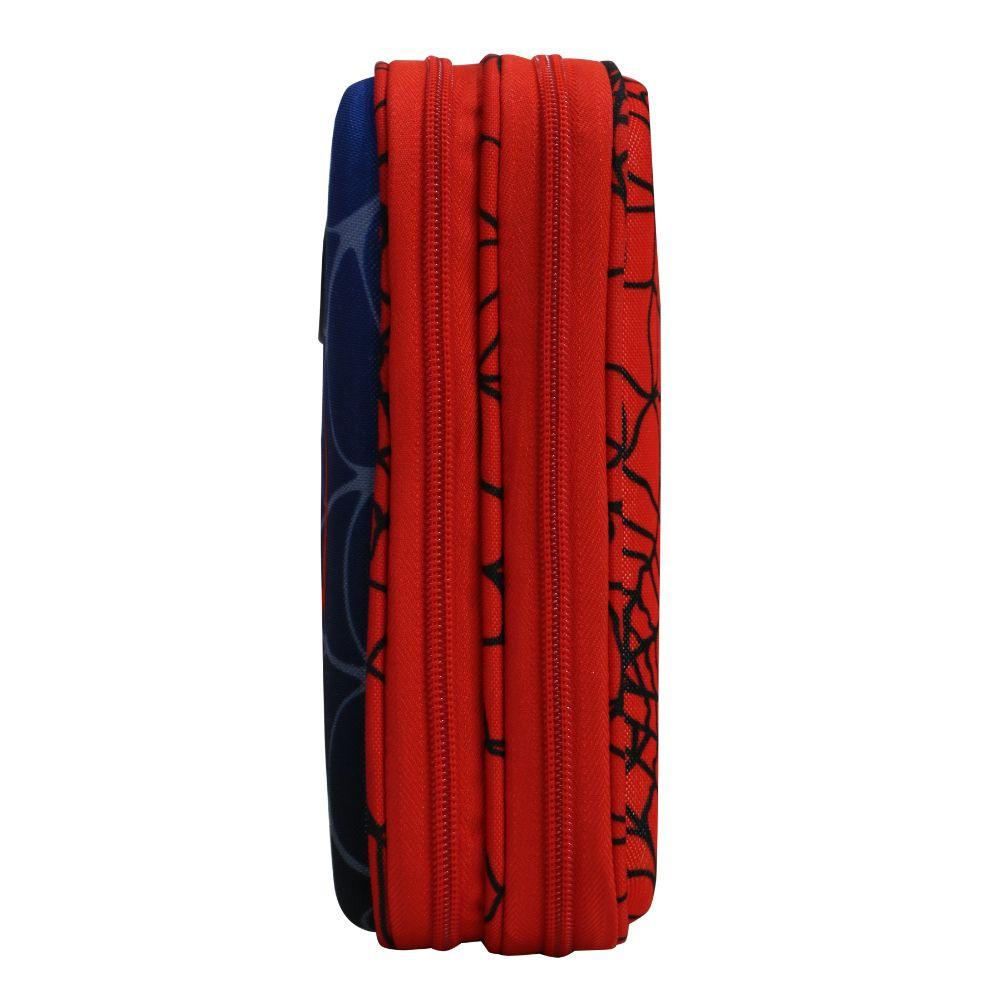 Estuche Infantil Niño Rígido Box Araña Rojo  Head-5