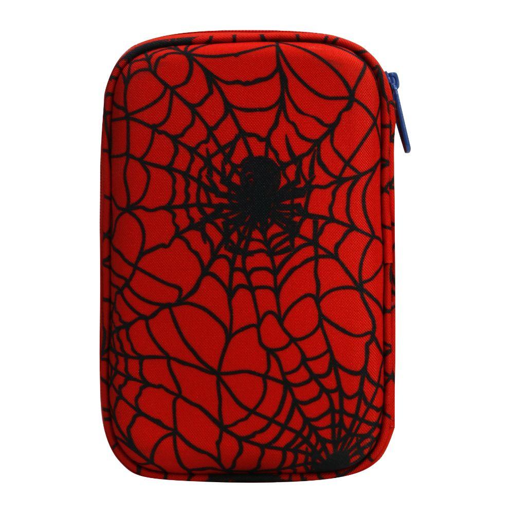 Estuche Infantil Niño Rígido Box Araña Rojo  Head-6