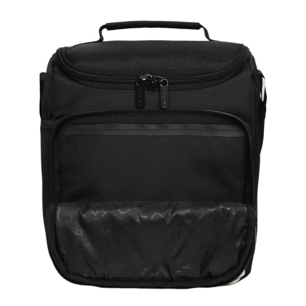 Lonchera Térmica Hombre Snack Futbol Negra Head-2