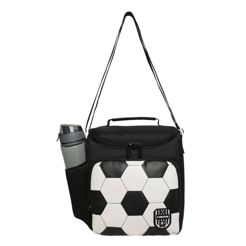 Lonchera Térmica Hombre Snack Futbol Negra Head-5