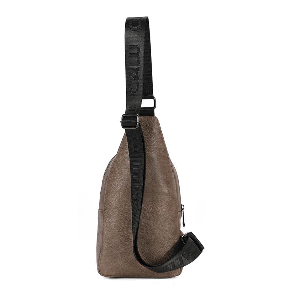 Mochila PU Cruzada Matilda Negro Calu-4