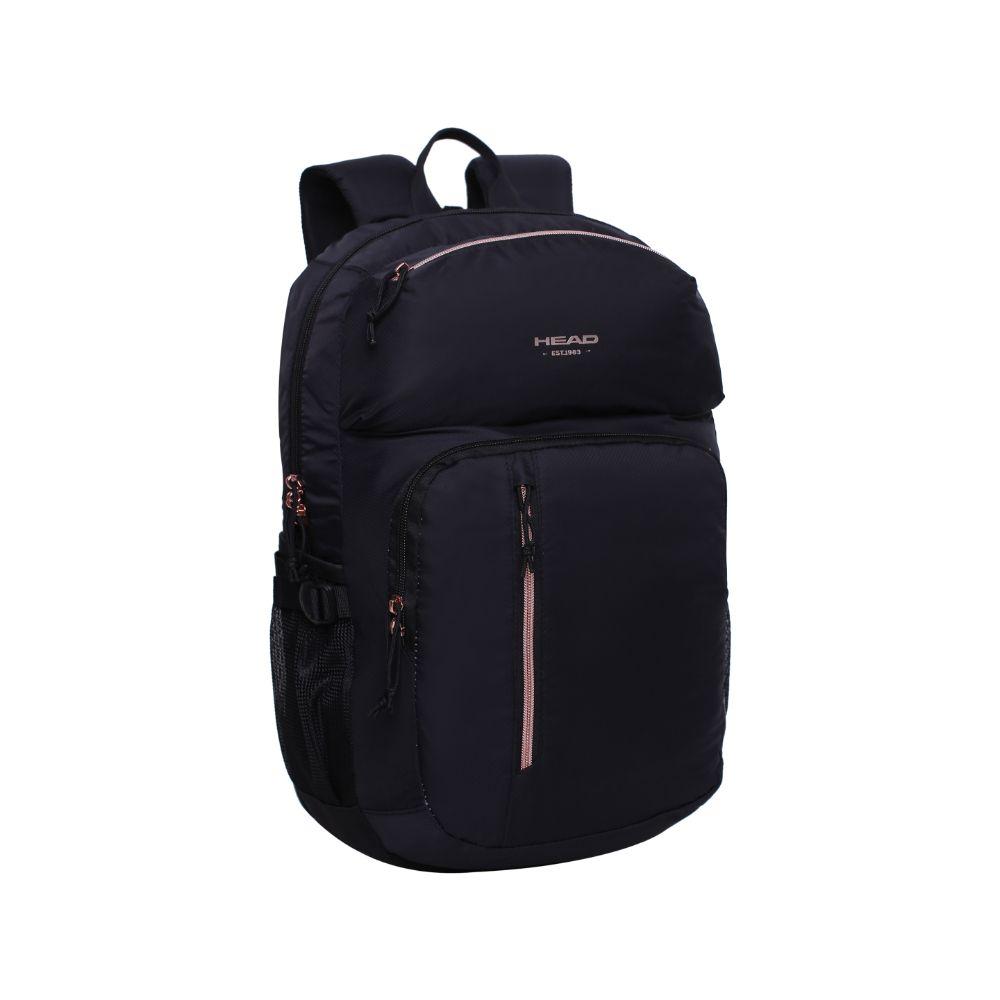 Mochila Ejecutiva Eternity Negro Rose Gold Head-0