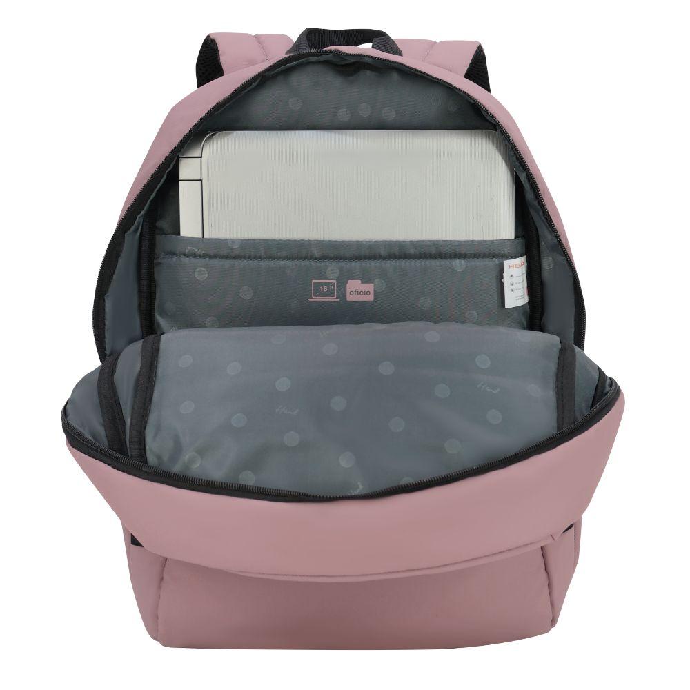 Mochila Ejecutiva Compacta Blazer Malva Head-2