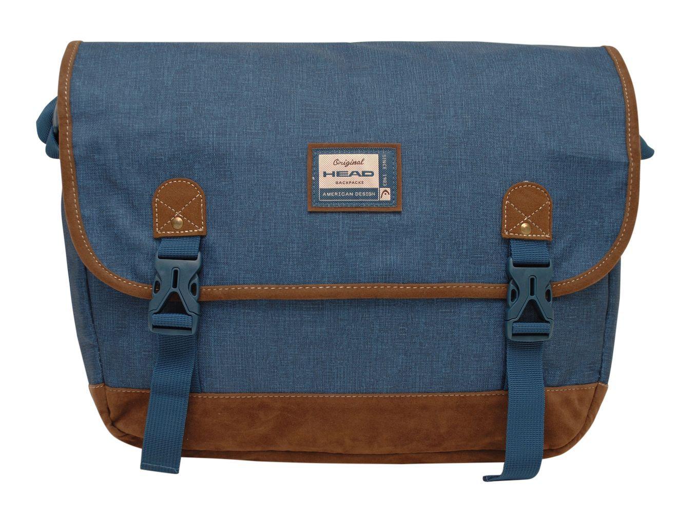 Bolso Morral Nascar 18 Melange Piedra Azul Head-1