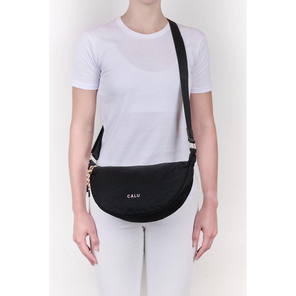 Cartera Bandolera Leonor Negro Malva Calu-5