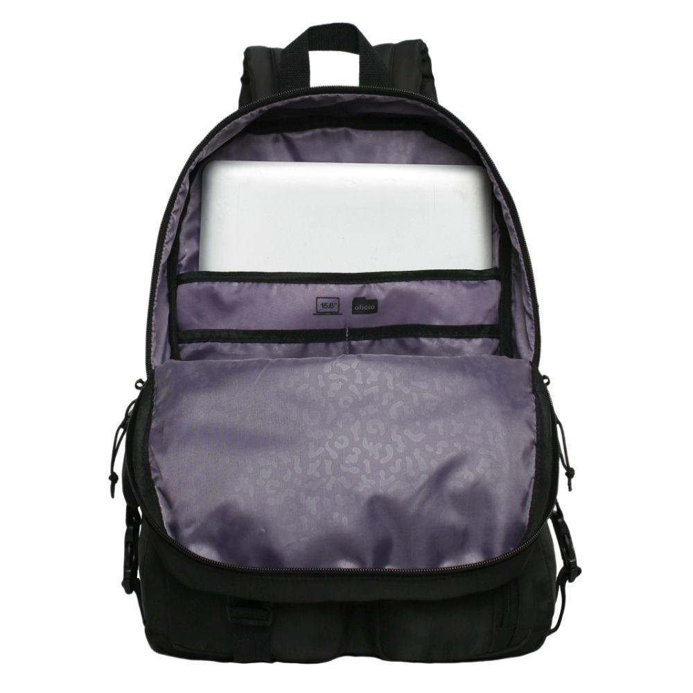 Mochila Mujer Kawaii Escalade Holográfica Negro Head-2