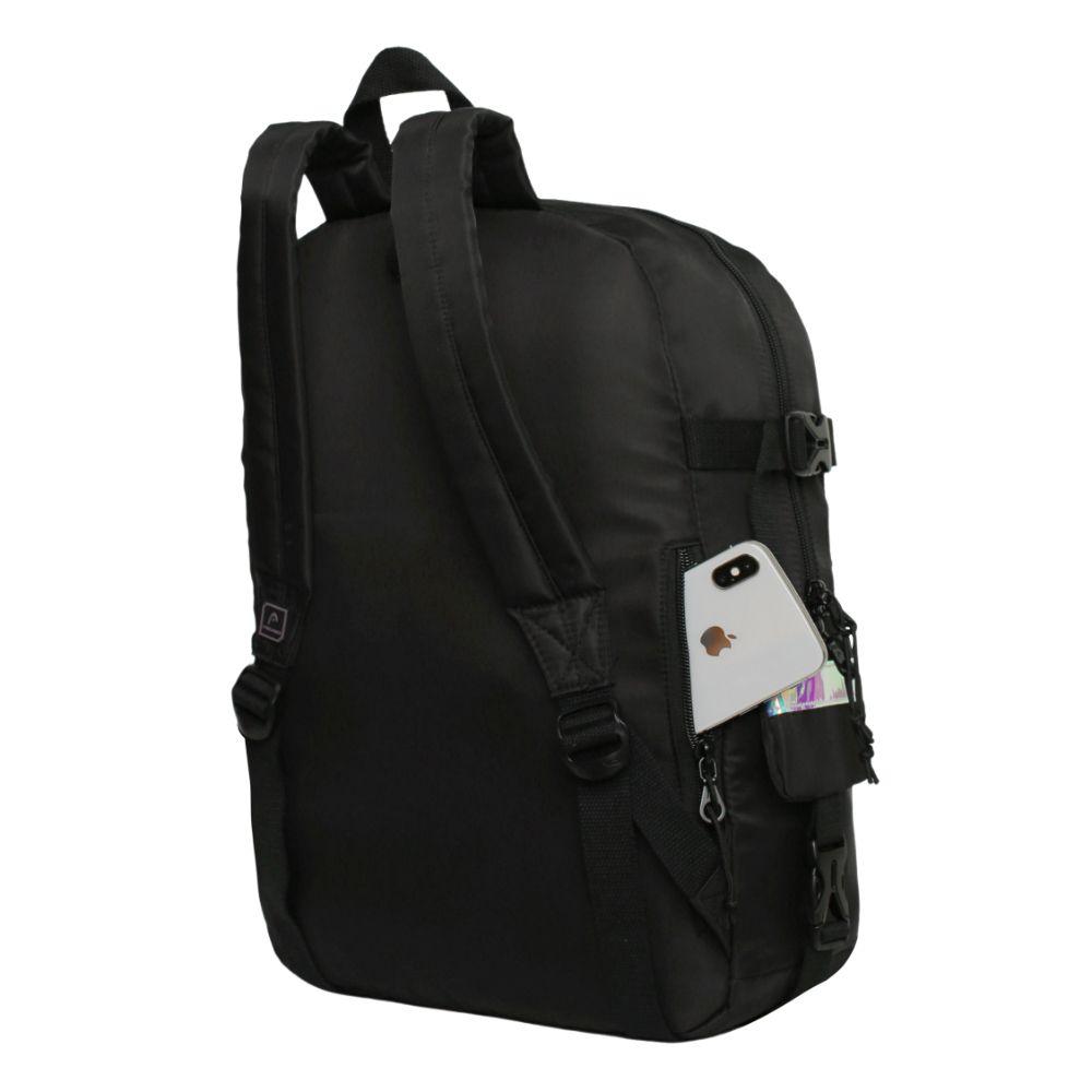 Mochila Mujer Kawaii Escalade Holográfica Negro Head-3