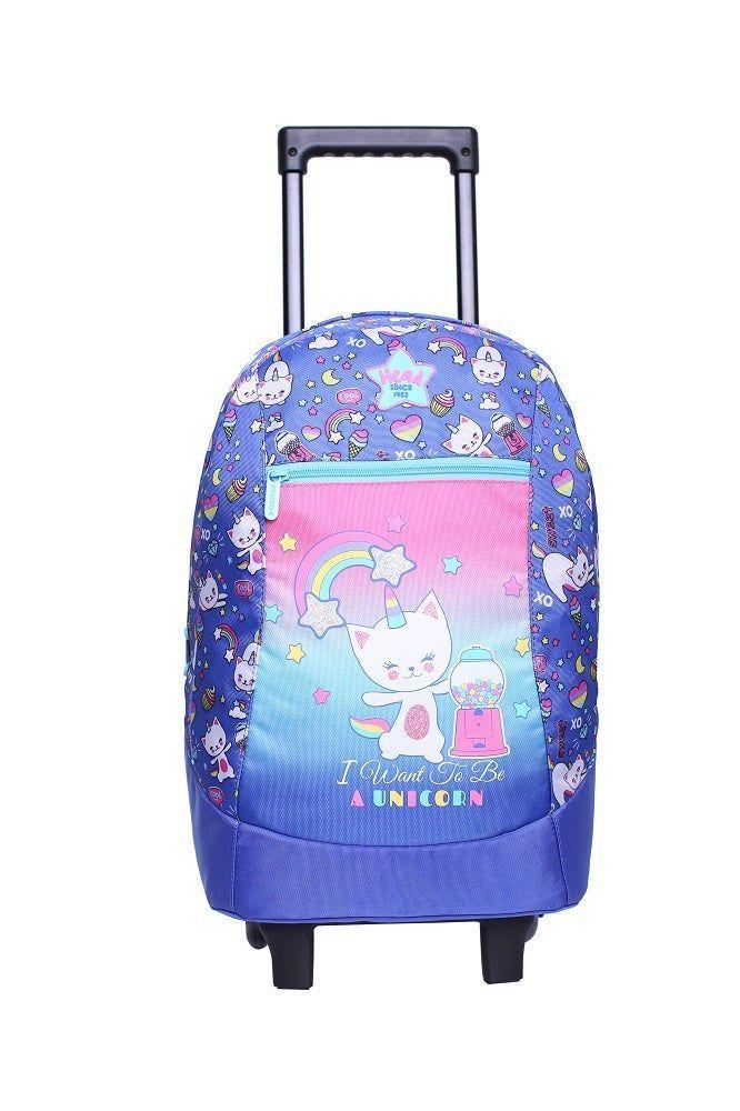 Mochila Niña Game Morado Kawaii Con Carro Head-1