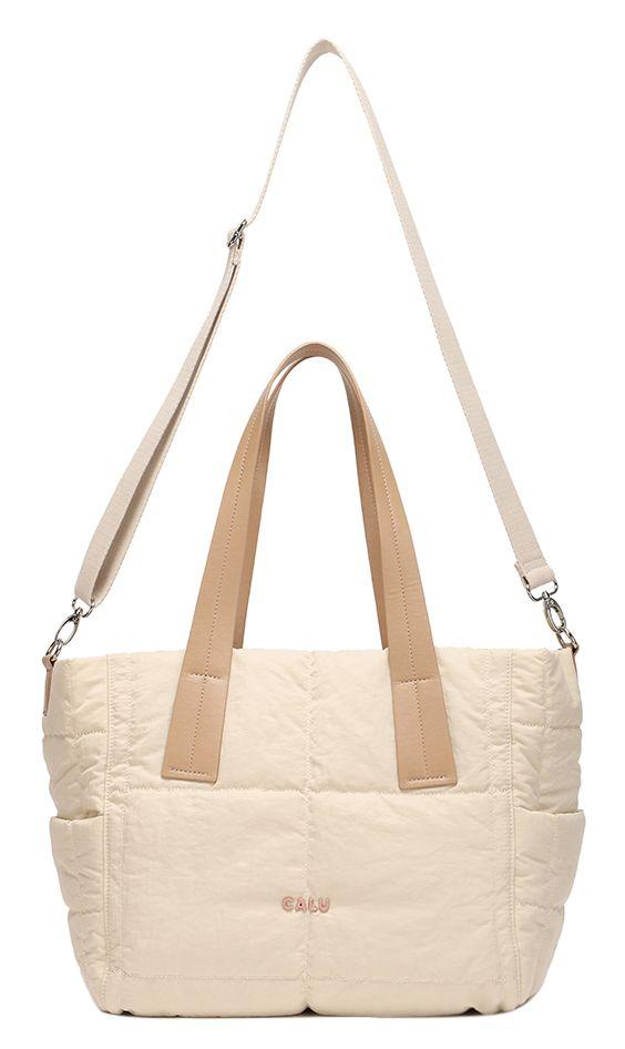 Cartera Tote Lauren Grande Beige Calu-3