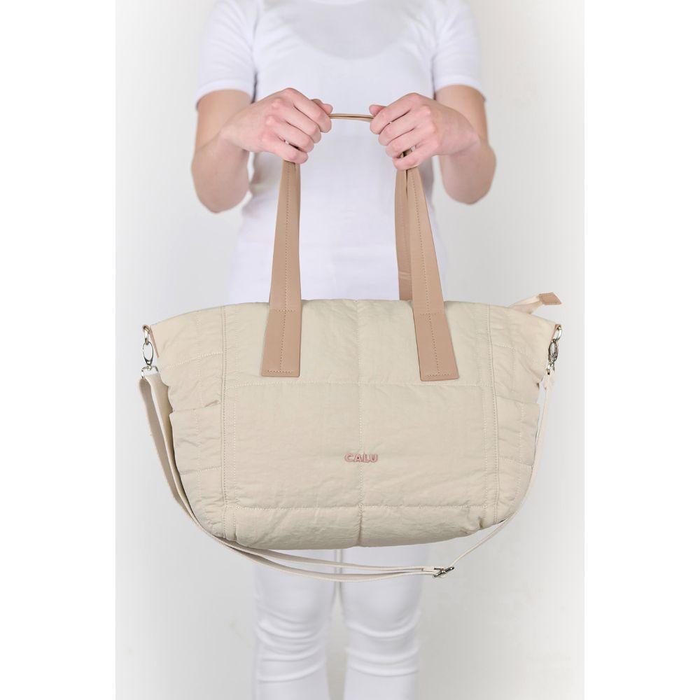 Cartera Tote Lauren Grande Beige Calu-4