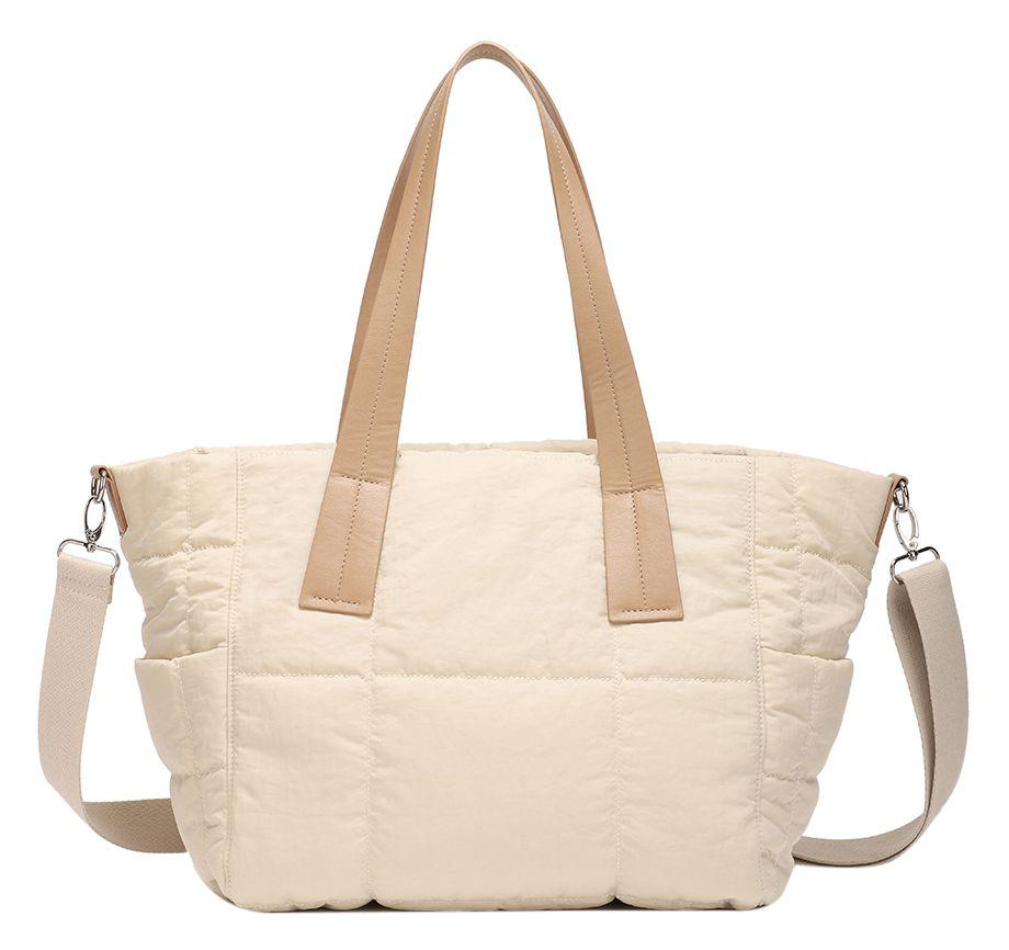Cartera Tote Lauren Grande Beige Calu-7