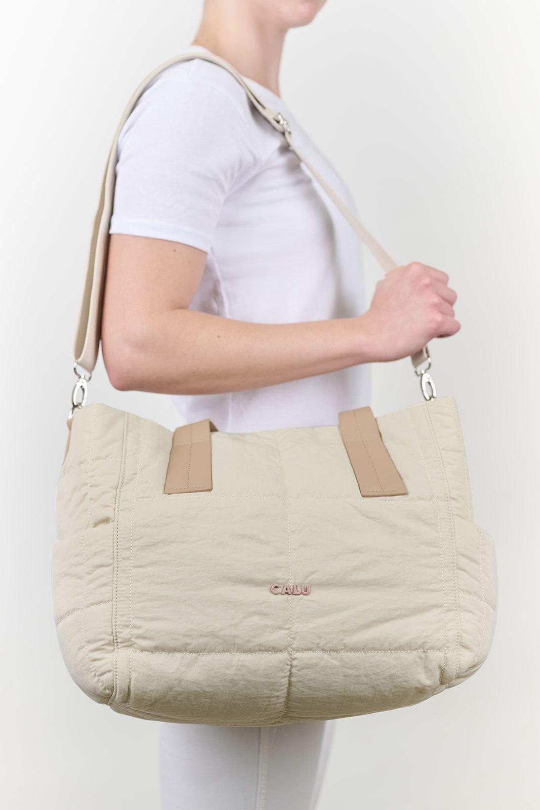 Cartera Tote Lauren Grande Beige Calu-8
