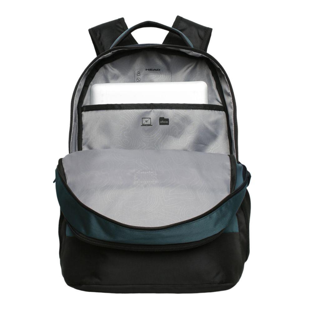 Mochila Notebook 16" Velar Petroleo Head-2