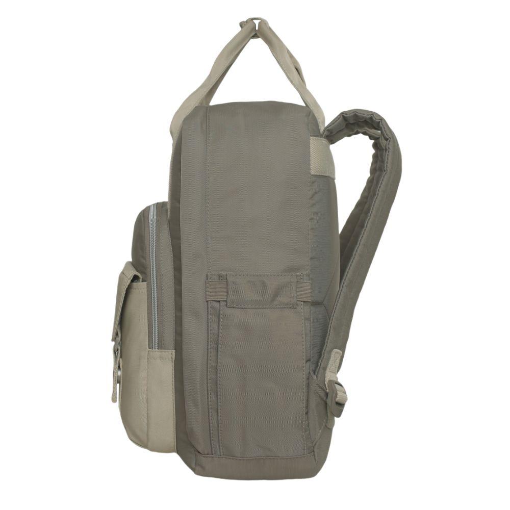Mochila Mujer Alpha Block Taupe Head-2