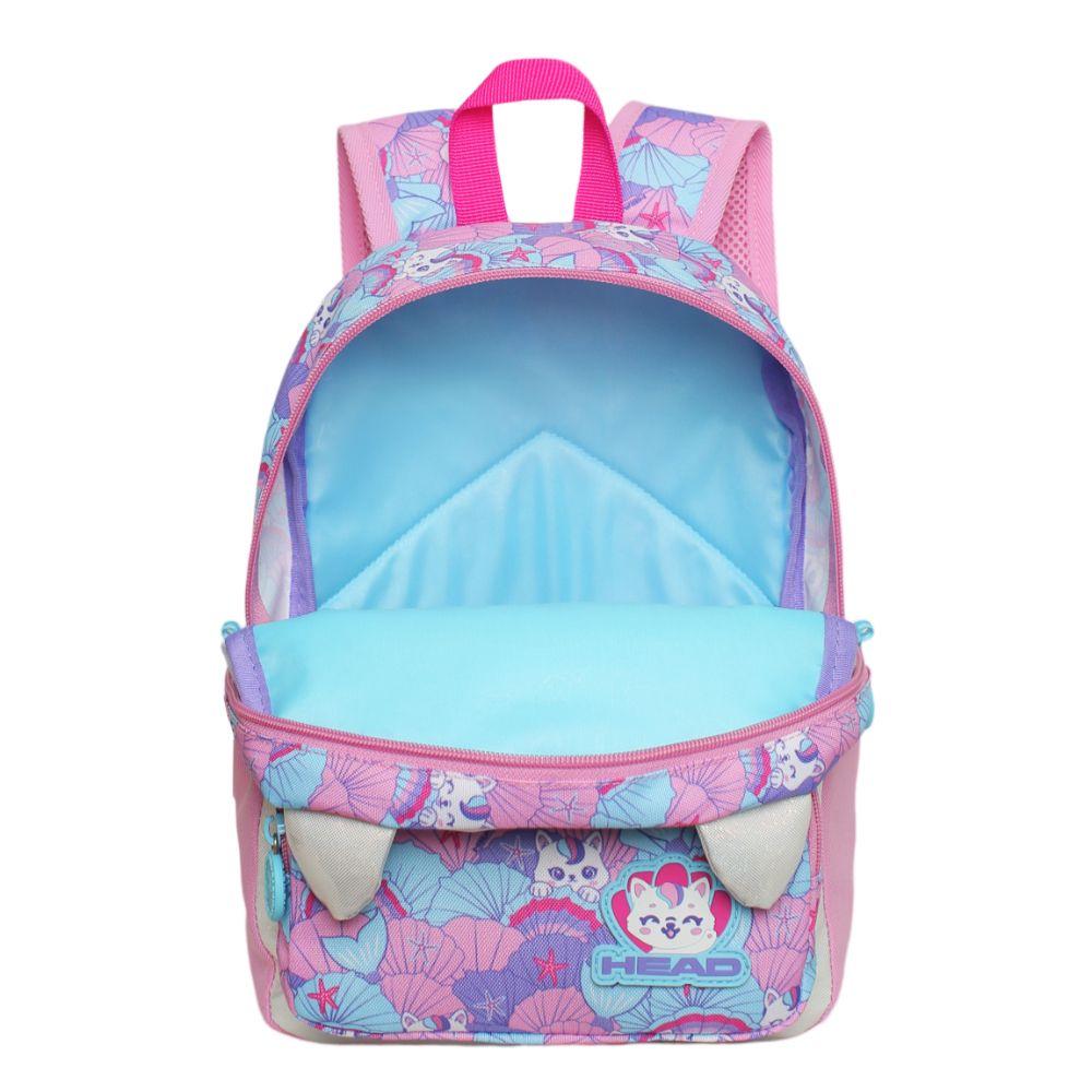 Mochila Infantil Niña Pop Sirena Rosado Head-2