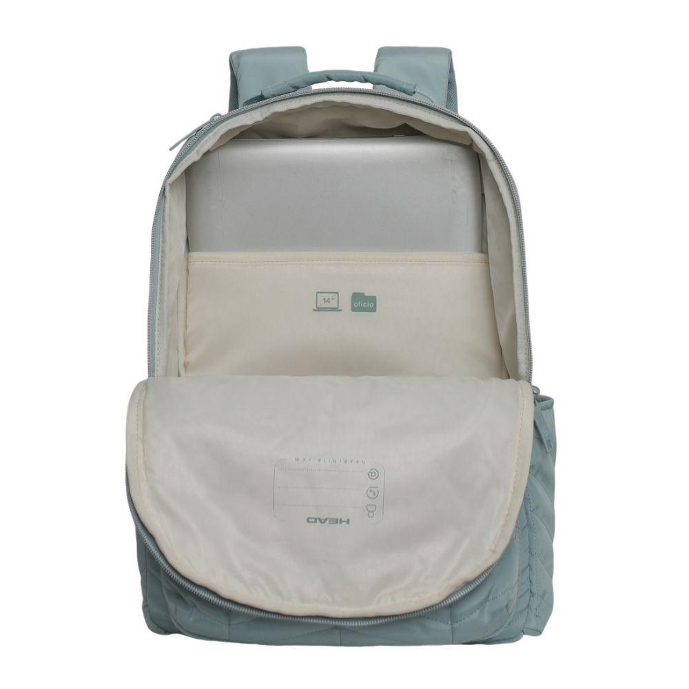 Mochila Mujer Microfibra Impreza Menta Head-2