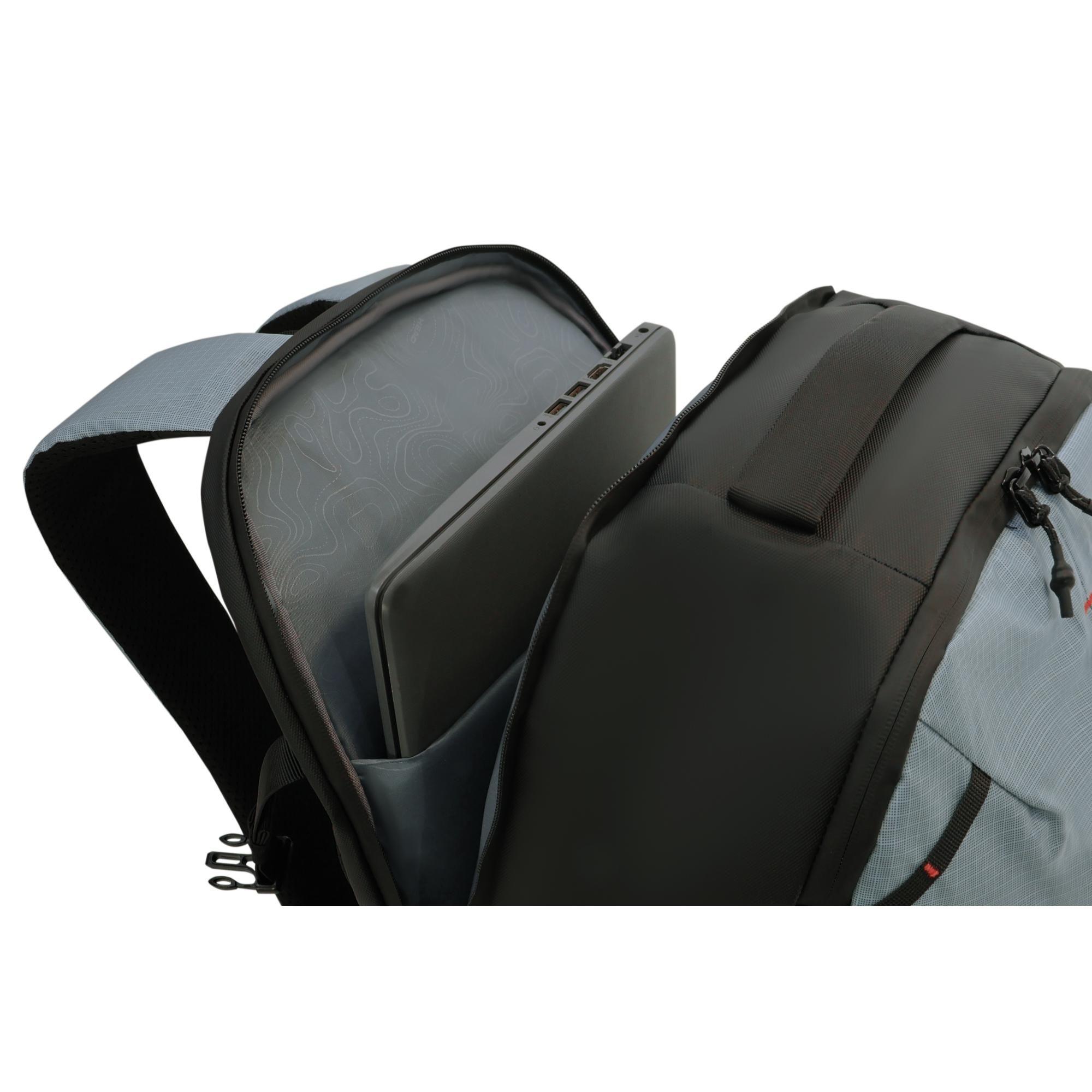 Mochila de Viaje  Fiero  Waterproof Celeste Head-5