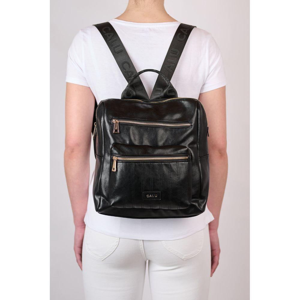 Mochila Cartera Aitana Negro Calu-5