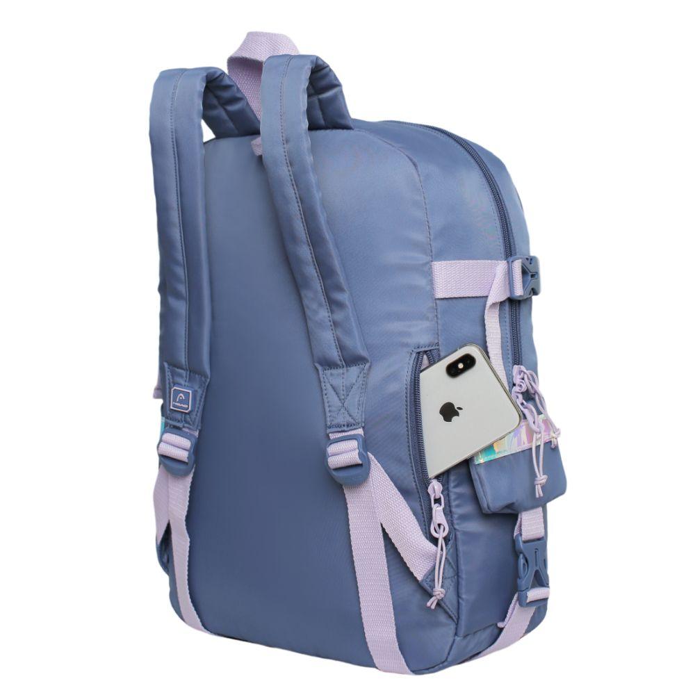 Mochila Mujer Kawaii Escalade Holográfica Lavanda Head-3