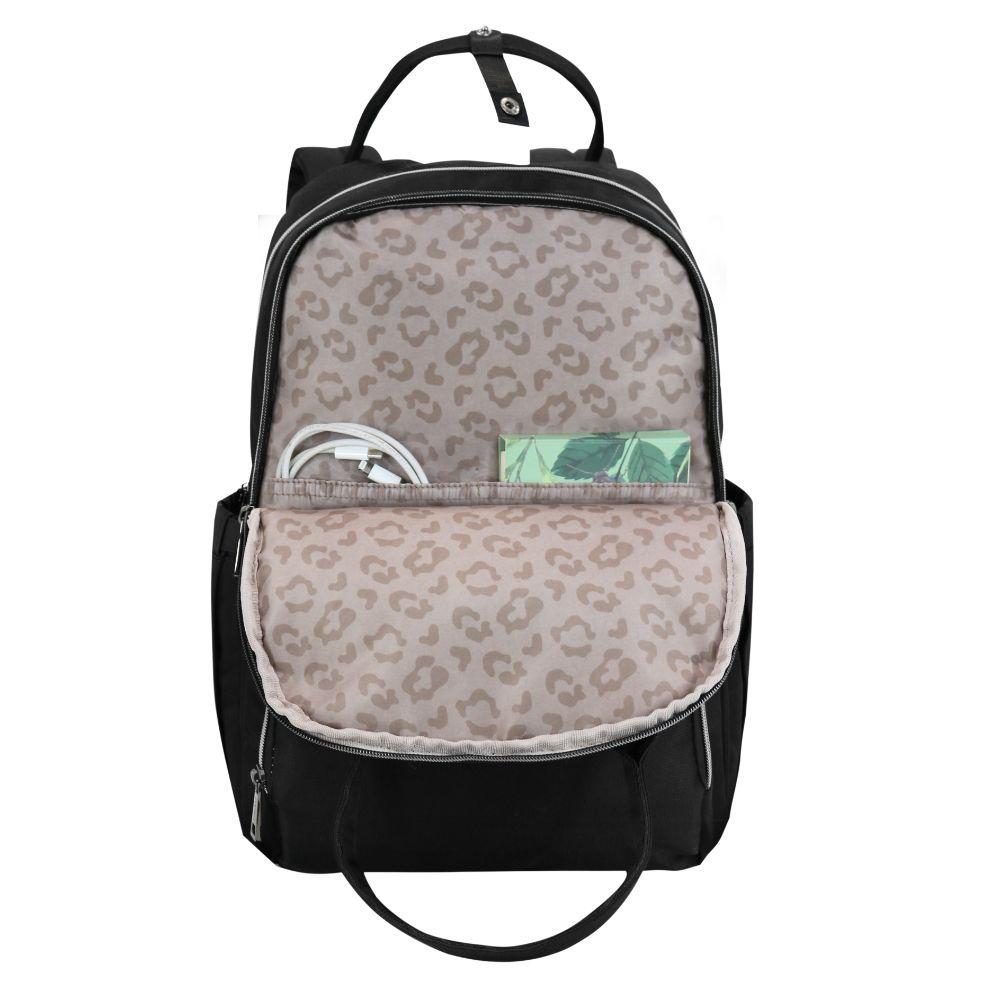 Mochila Notebook Ejecutiva New Job Negro Head-3