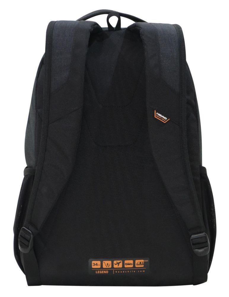 Mochila Porta Laptop Legend Gris Melange Head-6