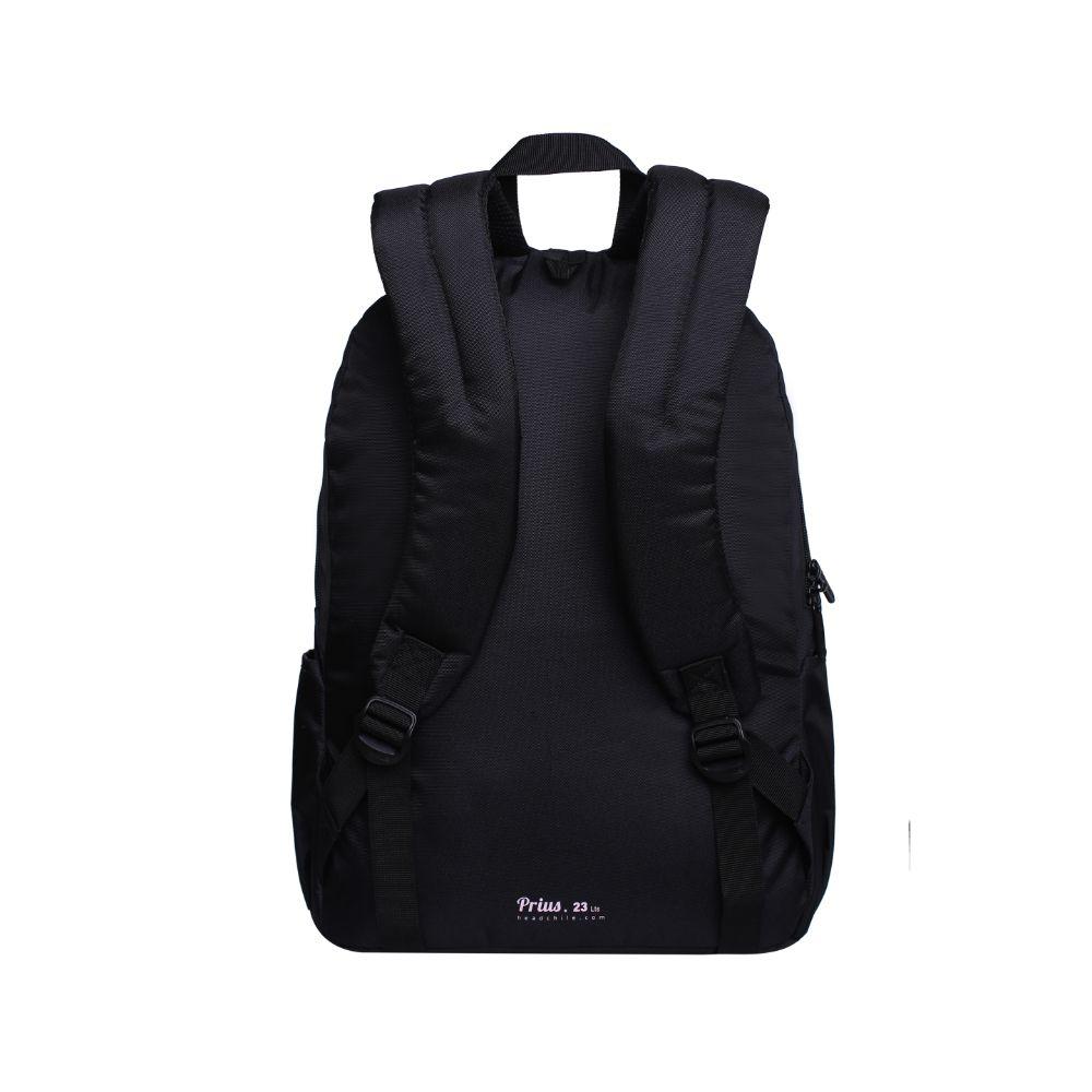 Mochila Prius Negro Plata Head-3