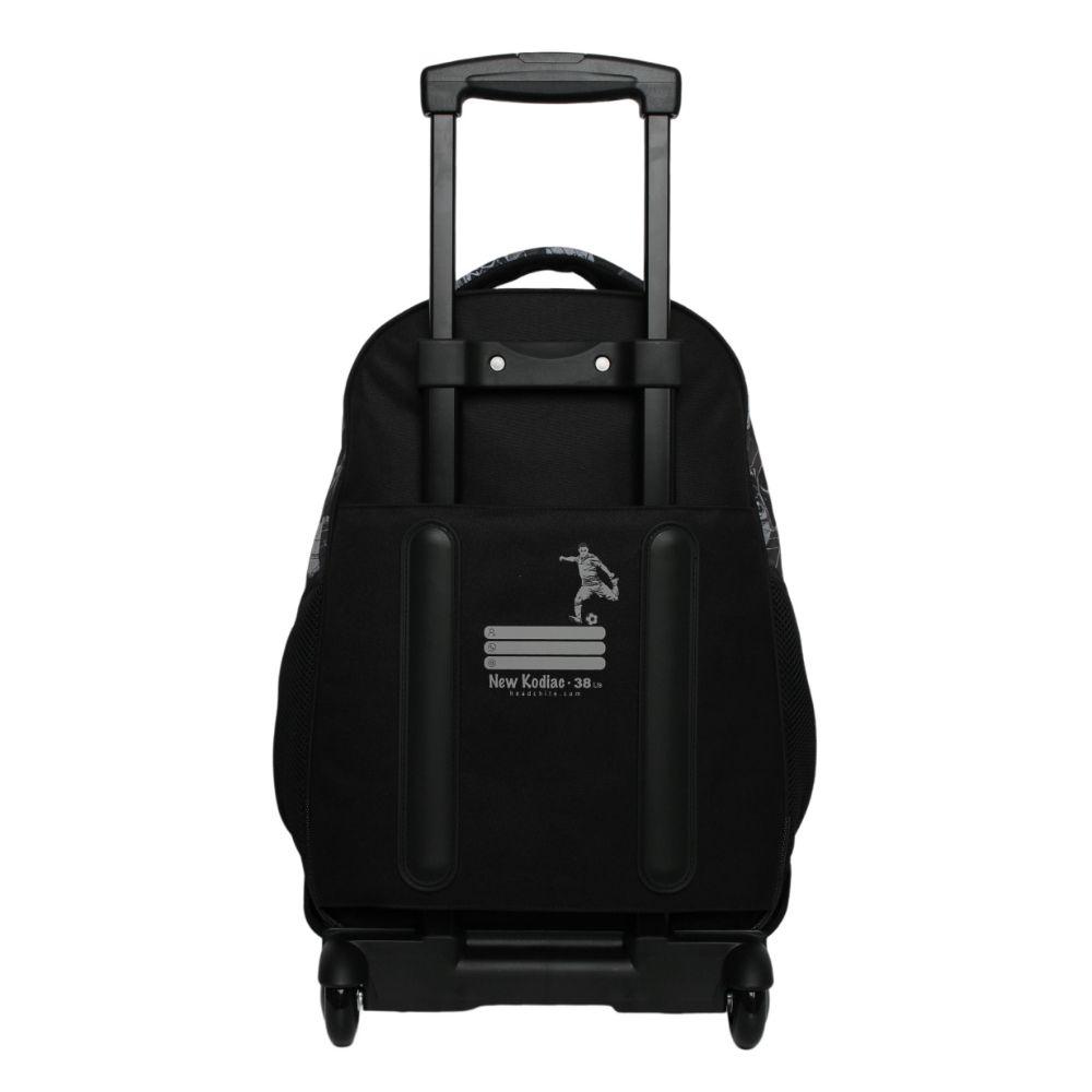 Mochila con Ruedas Infantil New Kodiac Pelota Negro Head-3