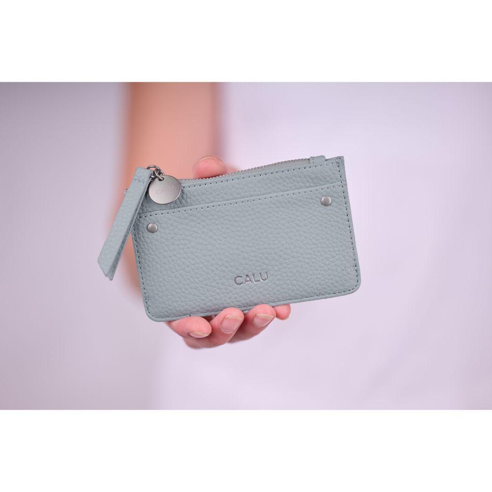 Billetera Tarjetero Sophie PU Dusty Verde Calu-5