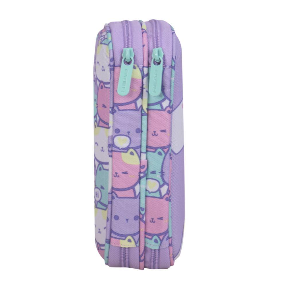 Estuche Duro Infantil Mujer Box Gatos Pastel Head-5