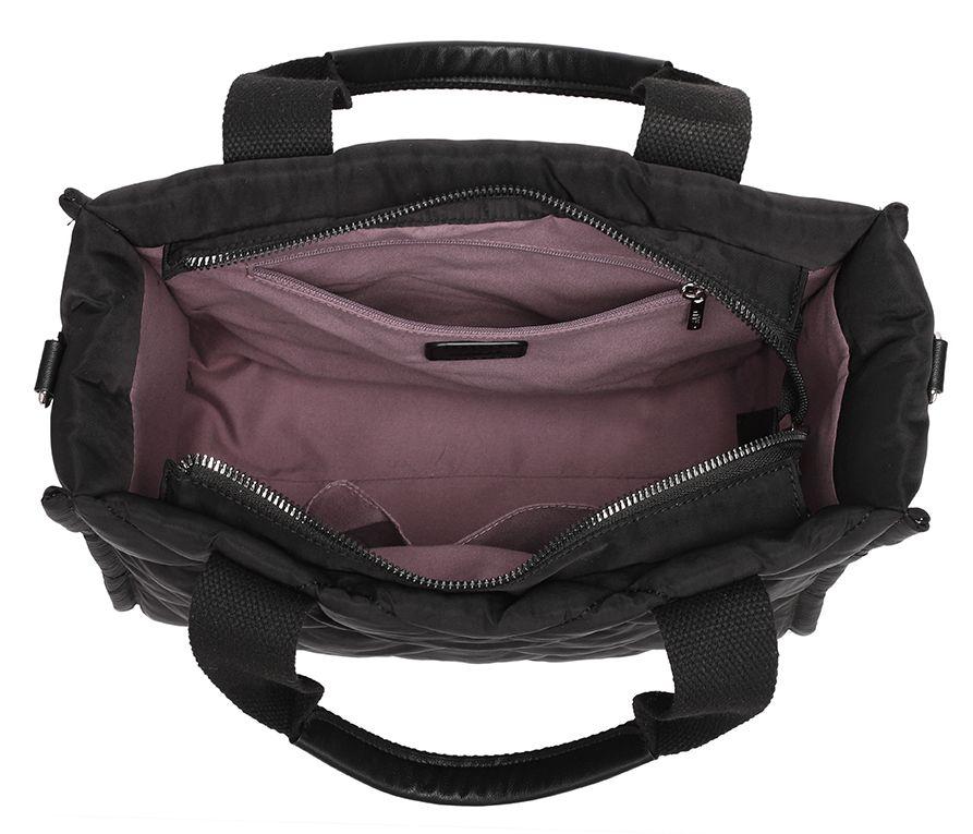 Cartera Tote Helena Acolchada Negro Calu-2