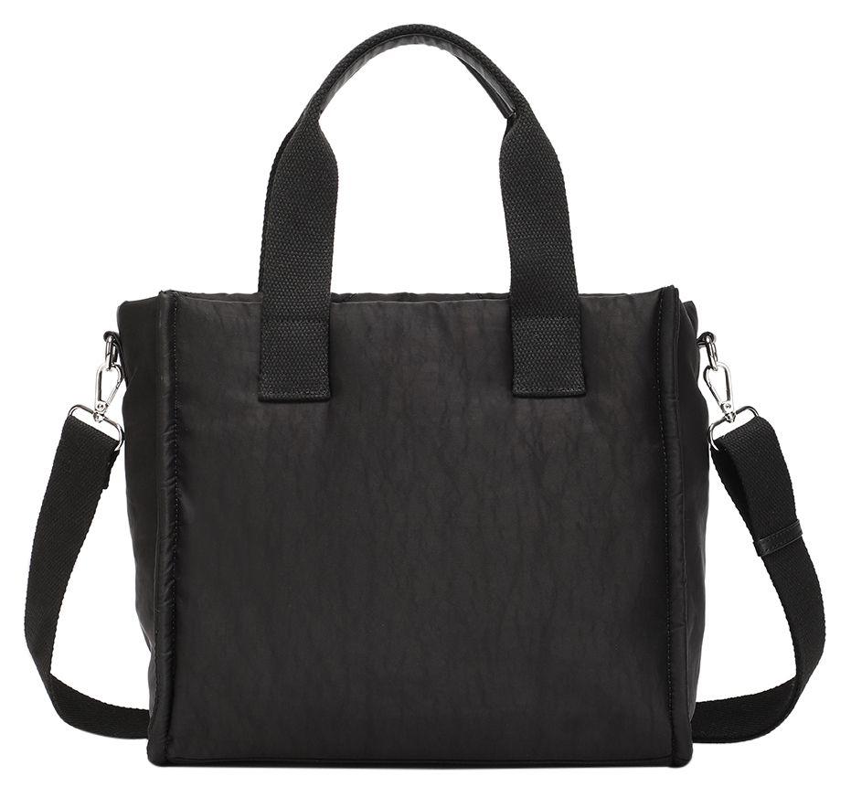 Cartera Tote Helena Acolchada Negro Calu-5