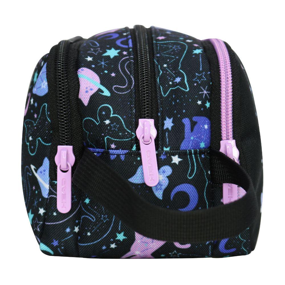 Estuche Infantil Niña Atos Space Cat Negro Head-4