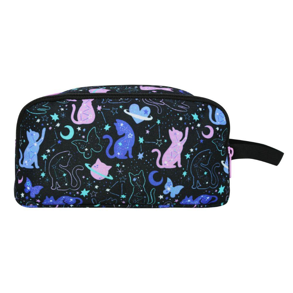 Estuche Infantil Niña Atos Space Cat Negro Head-7