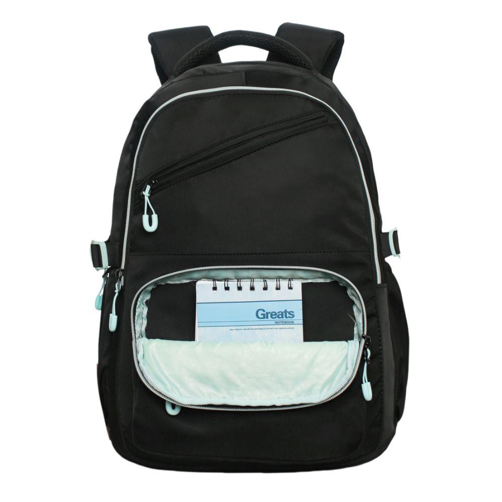 Mochila Mujer Notebook Miura Negro Menta Head-2