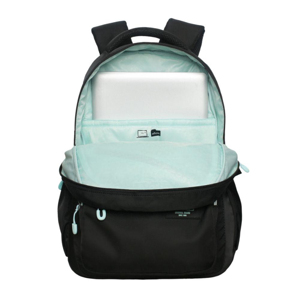 Mochila Mujer Notebook Miura Negro Menta Head-3