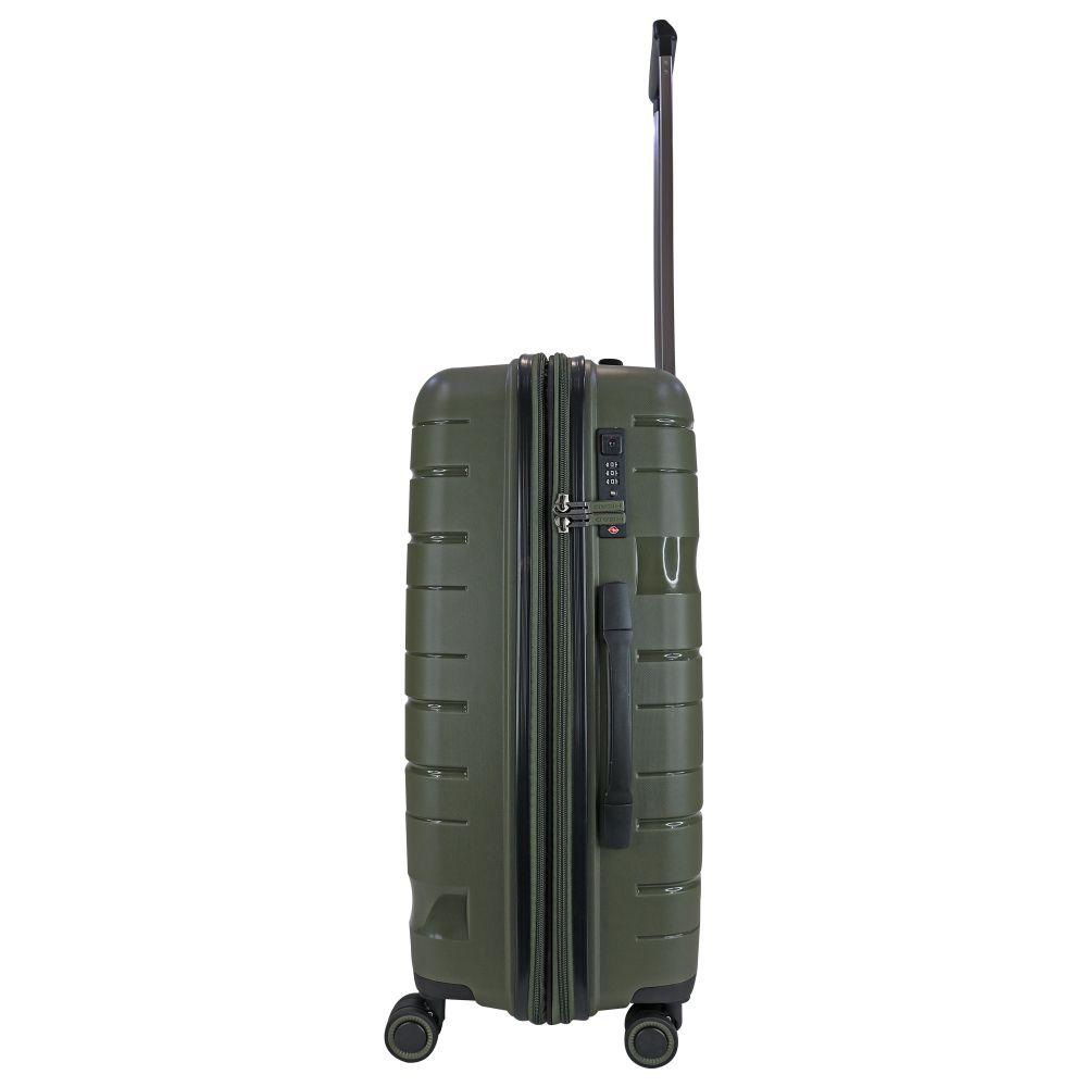Maleta Singapur M Expandible Verde Militar Head-2