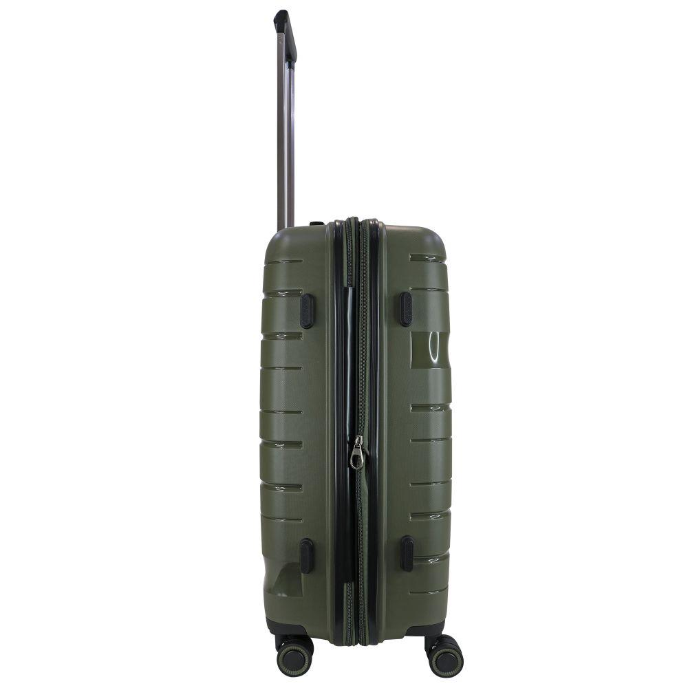 Maleta Singapur M Expandible Verde Militar Head-3