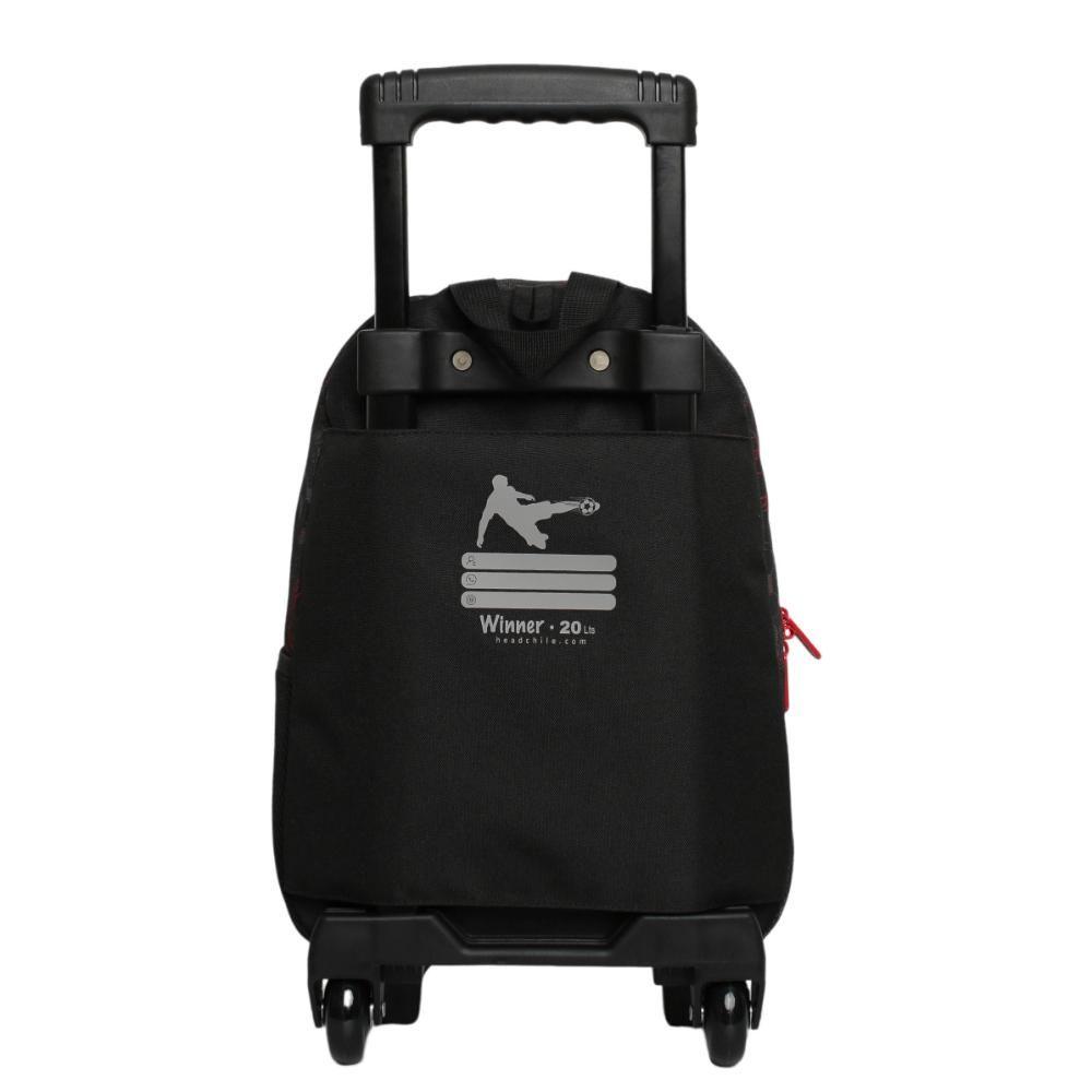 Mochila Infantil Niño Winner Futbol Negro Head-4