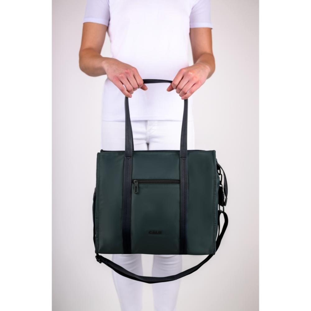 Cartera Tote Porta Laptop 14 Alana Petroleo Calu-6