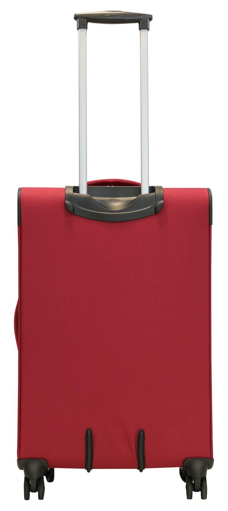 Maleta Blanda Madrid M 8 Ruedas Rojo Head-3