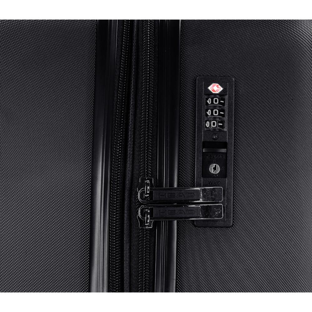 Maleta Cabina Toronto S Expandible TSA Negro Head-5