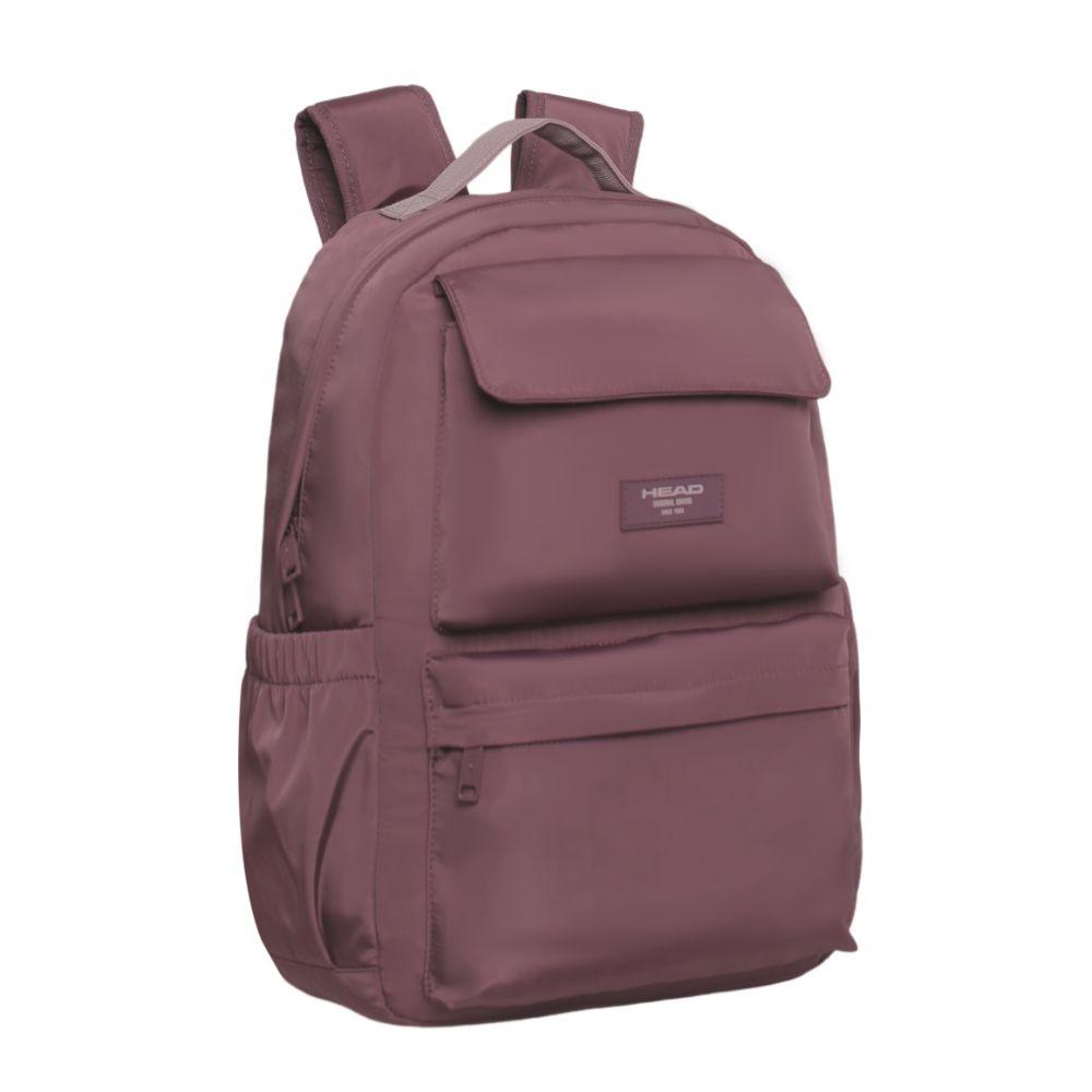 Mochila Mujer Ysho Microfibra Dark Malva Head-0