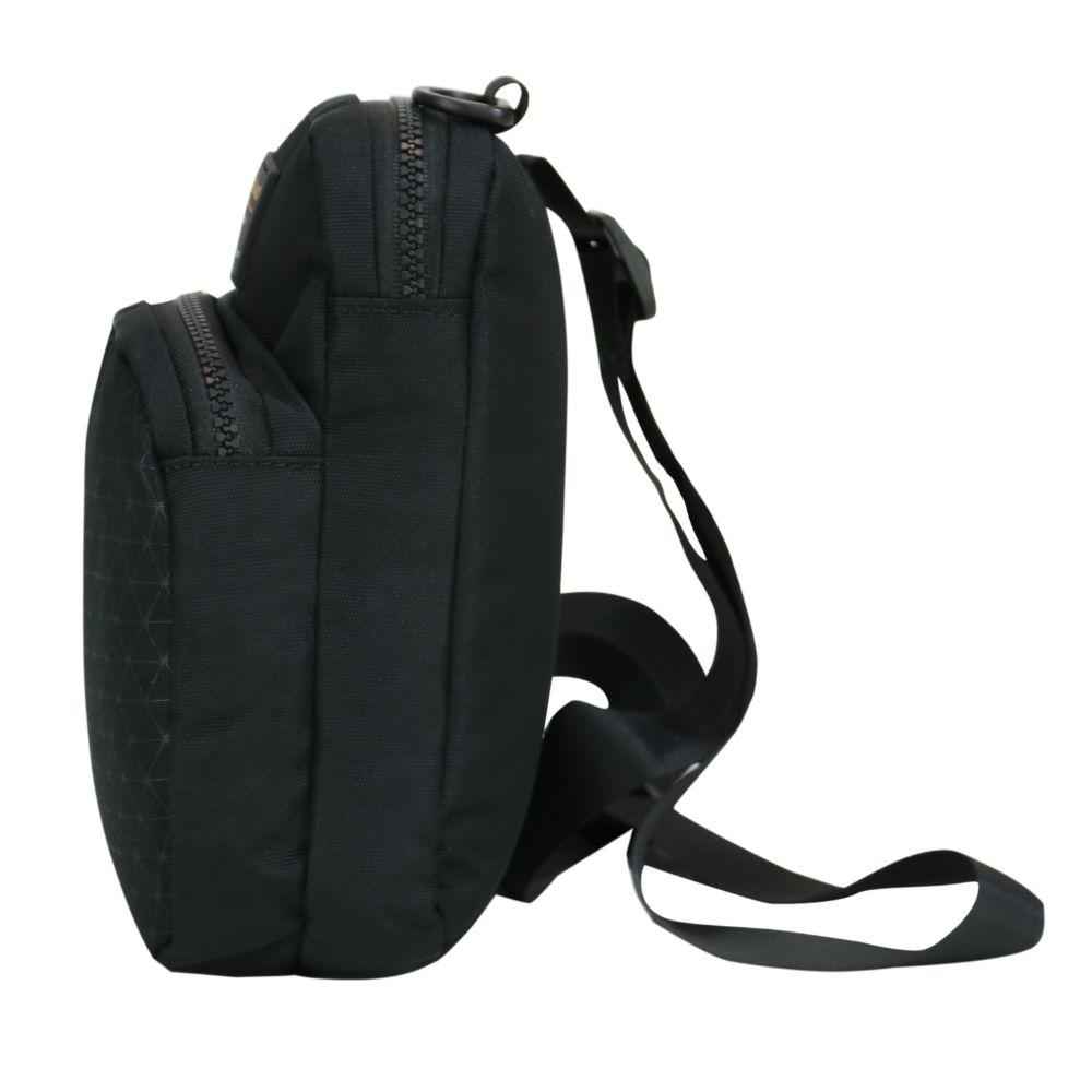 Bolso Porta Documentos Vip Rombos Negro Head-5