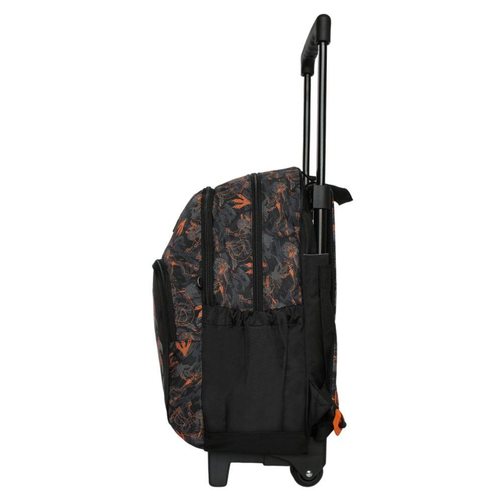 Mochila con Ruedas Infantil Chips Dino Naranjo Head-3