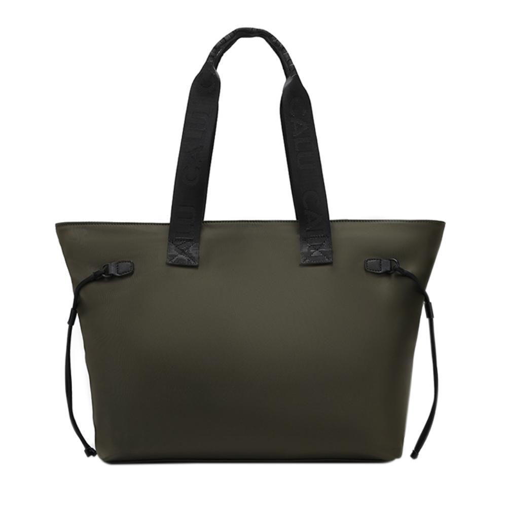 Cartera Gran Capacidad Ginger Verde Militar Calu-4