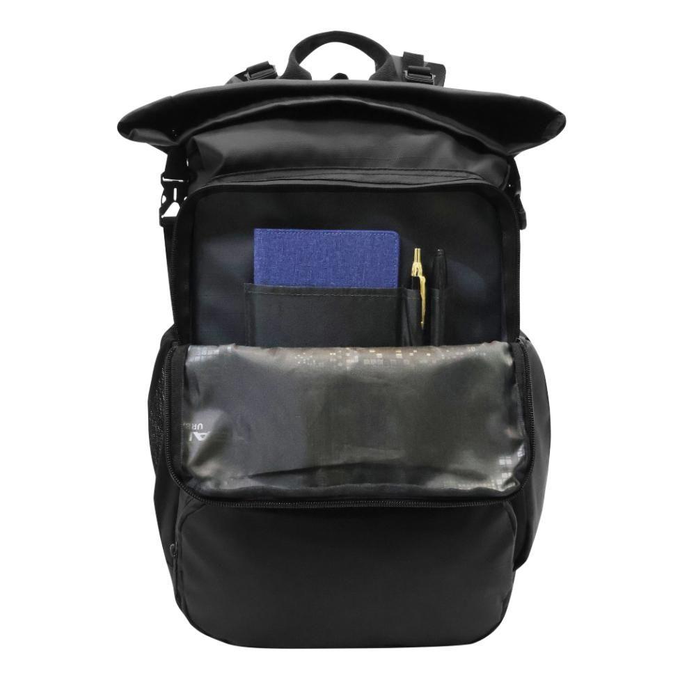 Mochila Urbana Waterproof Nomade Negro Head-2