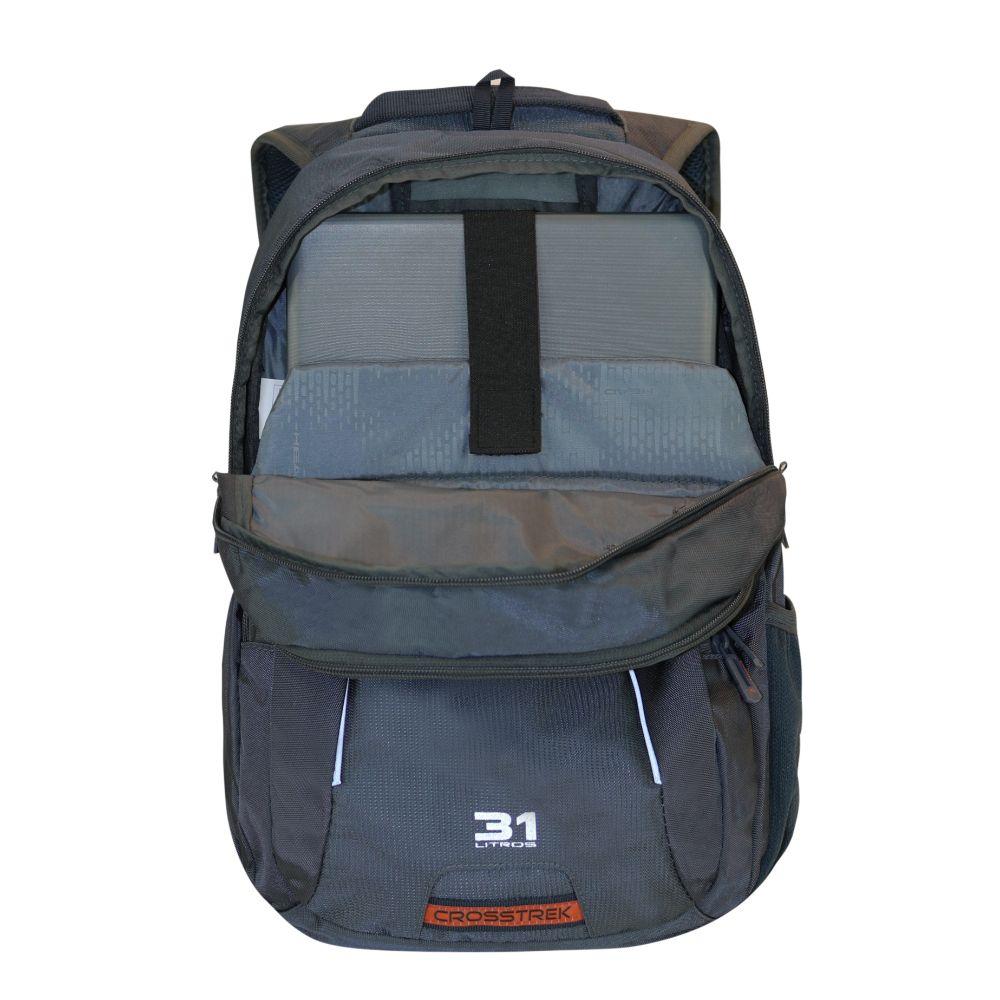Mochila Porta Laptop Crosstrek New Gris Terracota Head-3