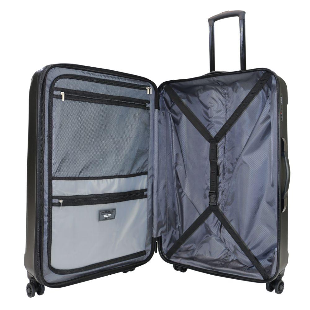 Maleta Rígida New Toledo L Con Expandible Y Tsa Negro Head-2