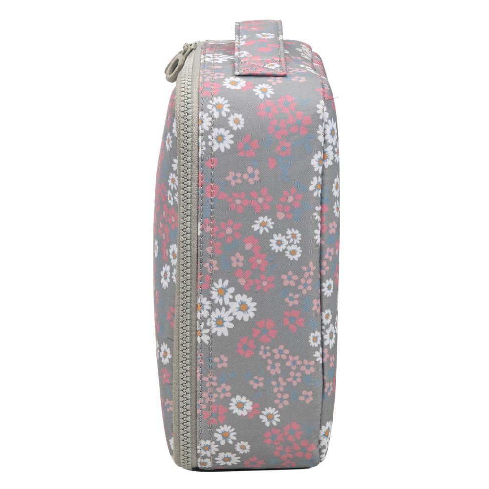 Cosmetiquero Rígido Wonder Flores Menta Calu-5